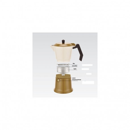 Coffee Maker - Maestro MR-1657-9 0.45L 9-Cup Induction Beige