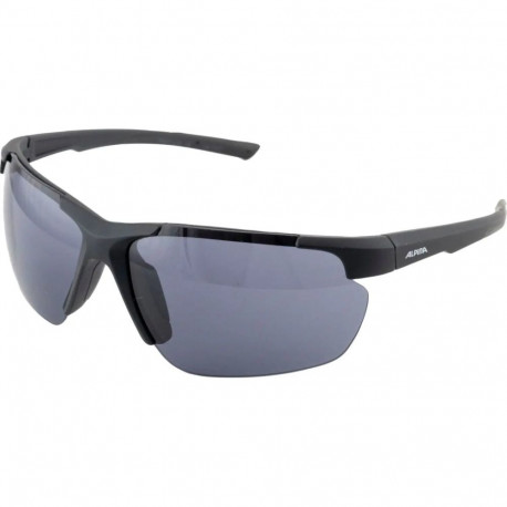 Sports Sunglasses - ALPINA DEFEY HR Lightweight Semi-Rimless Black Matt