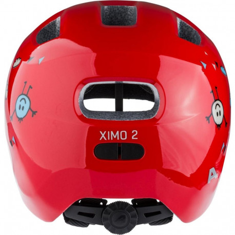 Sports Helmet - ALPINA XIMO 2 (children, size 49-54 cm, hard shell, red)