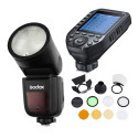 Camera Flash Kit - Godox Speedlite V1 Oly/Pan Trigger Accessories Kit