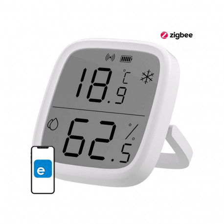 Smart Sensor - SONOFF Zigbee LCD Temperature Humidity Sensor 2.8-inch Display