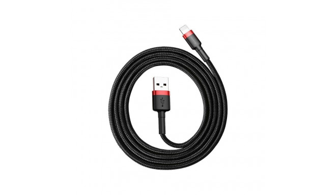 USB Cable - Baseus 1.5a 2m Black/red