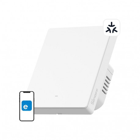 Smart Wall Switch - SONOFF M5-1C-80W Wi-Fi, Matter, Mechanical Button
