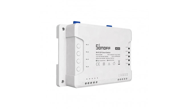 Smart Switch - SONOFF 4-Channel Wi-Fi Switch 40A Voice Control