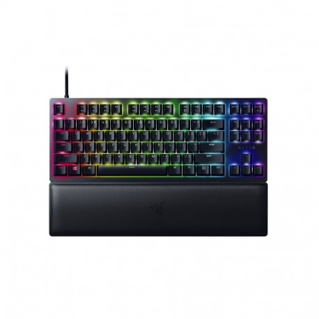 Razer optiline mänguriklaviatuur Huntsman V2 Tenkeyless juhtmega RGB LED-valgustus US Clicky Purple 