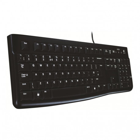 Logitech klaviatuur K120 standardne juhtmega EN/LT, must