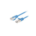 PATCHCORD CAT.6 FTP 1M BLUE FLUKE PASSED LANBERG 10-PACK