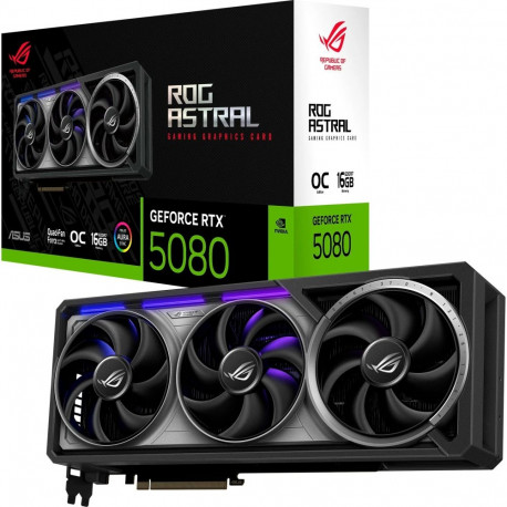 GeForce RTX 5080 ROG ASTRAL GAMING OC (DLSS 5, 3x DisplayPort, 2x HDMI 2.1)