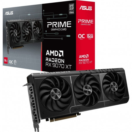 Radeon videokaart RX 9070 XT PRIME GAMING OC RDNA4 GDDR6 3x DisplayPort 1x HDMI 2.1, hall