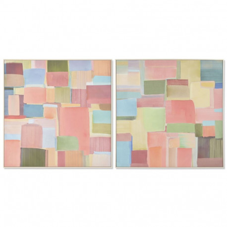 Kangas Home ESPRIT Abstraktne Linna 102,5 x 3,5 x 102,5 cm (2 Ühikut)