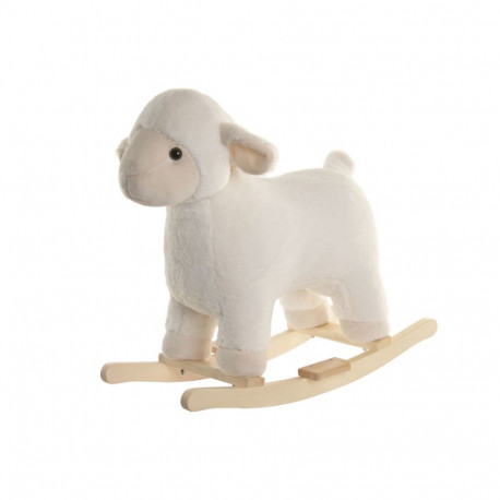 Kiiktool Home ESPRIT Valge Naturaalne Lammas