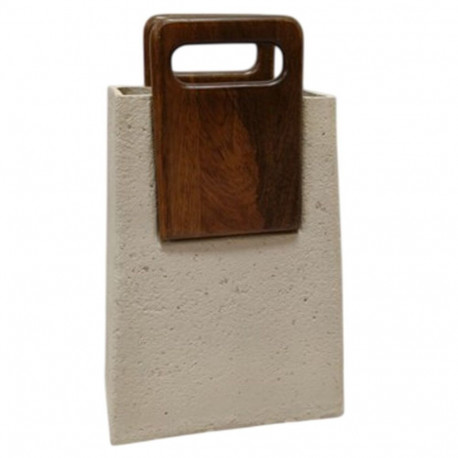 Vaas Home ESPRIT Pruun Beež Mangopuit Pabermass