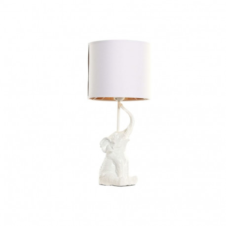 Desk lamp Home ESPRIT White Golden 50 W 220 V