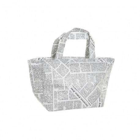 Cool Bag DKD Home Decor White Black 23 x 14,5 x 20 cm Thermal