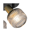 SPOT LIGHT ROUND SHADOW 3XE14 BL/GOLD