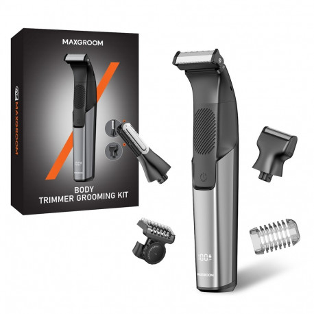 MAXGROOM JK-319 multifunctional trimmer with replaceable tips - black