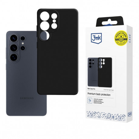 3mk Matt Case Pro for Samsung Galaxy S26 Ultra - Matte Black