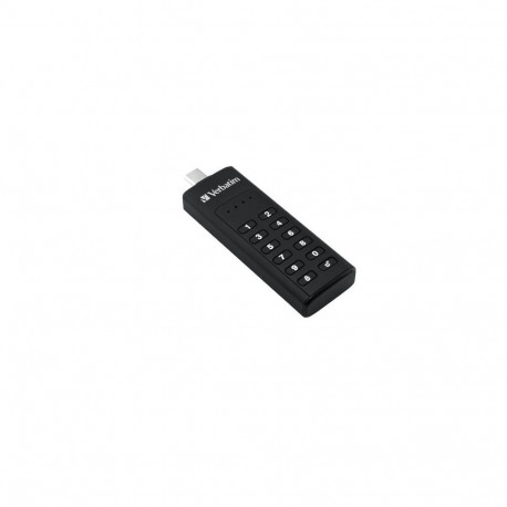Verbatim Keypad Secure - USB-C Drive with Password Protection and AES-256 HW encryption to protect y