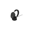 Jabra Evolve3 85 Headset Wired &amp; Wireless Head-band Calls/Music USB Type-C Bluetooth Black