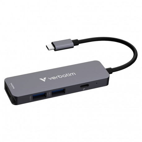 Verbatim multiport-jaotur Essentials USB-C 4-port