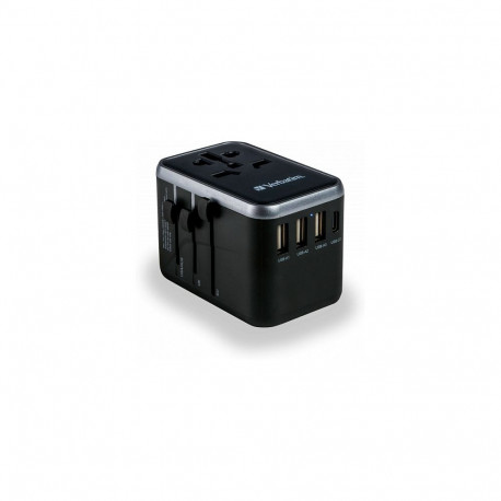 "Verbatim Universal Reiseadapter UTA-04 3xUSB-A,2xUSB-C retail"