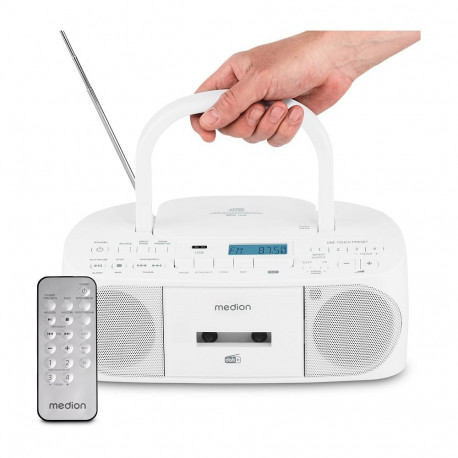 "MEDION® LIFE® DRX-1 Plus Boombox weiß"