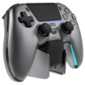 "Deltaco Controller inkl. Ladestation Wireless steelgray PS5"