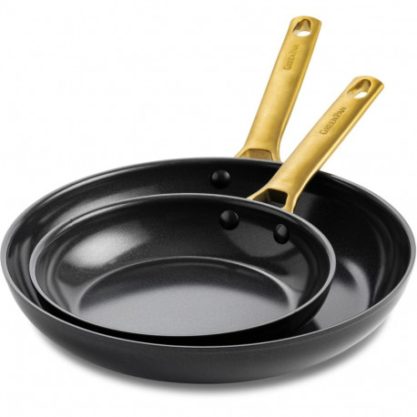 GreenPan Padova Reserve 2 pcs Frying Pan Set 20+26cm Black