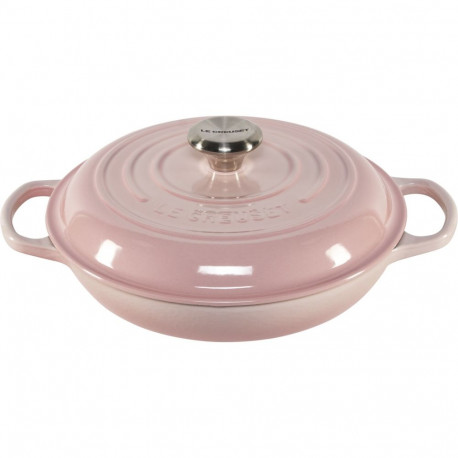 Le Creuset Signature       26 cm Gourmet Professional Pot Pink