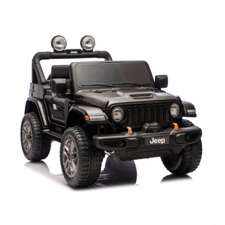Jeep elektriauto Rubicon 4x4 DK-JWR556 4x200W 24V, must