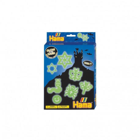 Hama zawieszane pudełko - Świecące w ciemności