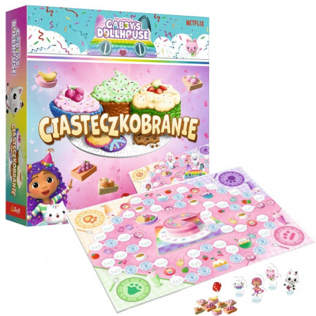 Gra dla dzieci Ciasteczkobranie Koci Domek Gabi Trefl 02801