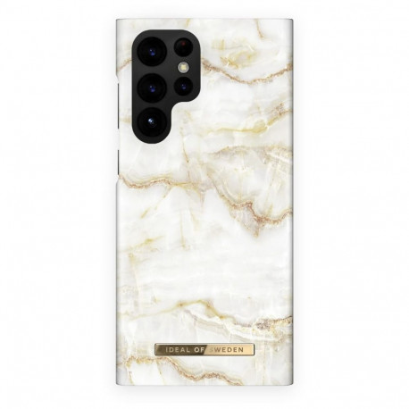 Mobiili tagakaas Ideal of Sweden Galaxy S22 Ultra, Golden Pearl Marble
