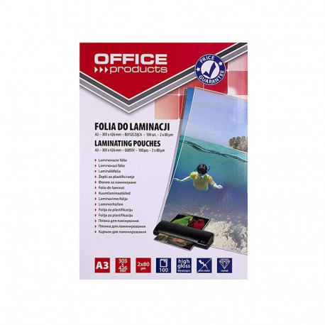 Laminating Film - PBS Connect A3 2x80 Microns Glossy 100 Sheets Transparent