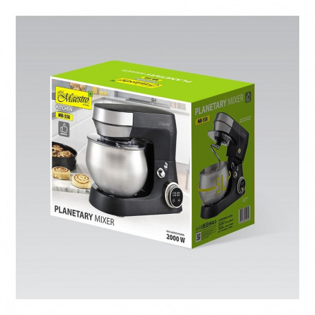 Stand Mixer - Feel Maestro MR-558 2000W 5L Stainless Steel Black