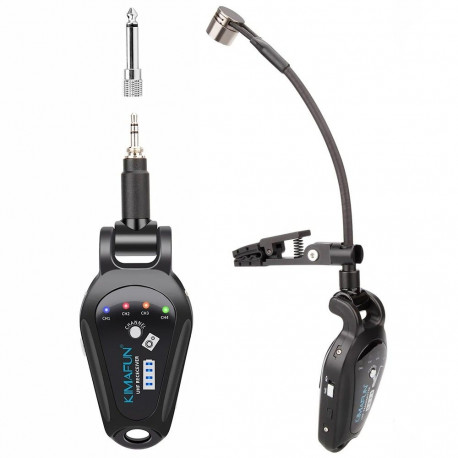 Microphone System - Belaidis KIMAFUN KM-U308A Wireless Condenser 2.4GHz Black