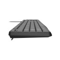 KEYBOARD NATEC NAUTILUS US LAYOUT SLIM BLACK-GREY
