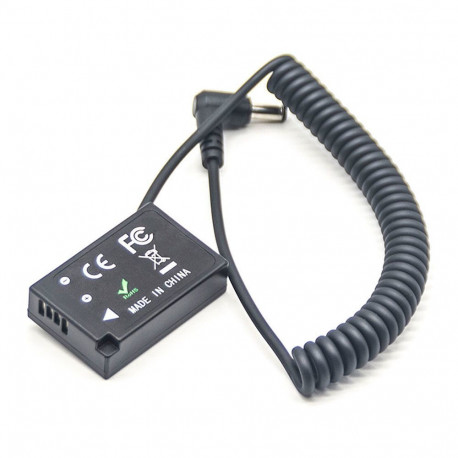 Caruba Canon LP E17 (DR E18) Dummy Batterij (veer kabel)