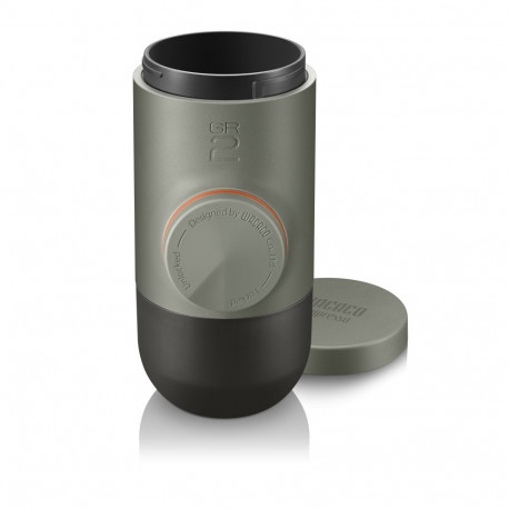 WACACO MINIPRESSO portable espresso machine for ground coffee GR2, gray olive