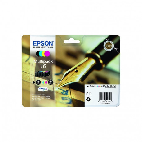 Epson tindikassett T16P8 XL C13T16P84510 originaal, 6 värvi komplekt