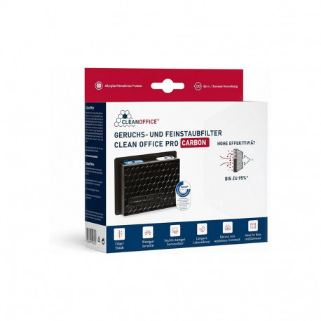 Clean Office peentolmufilter Pro Carbon 1x2 150x120mm