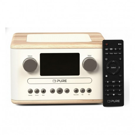 "Pure Classic C-D4 Digitalradio White/Oak EU/UK"