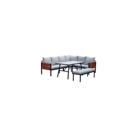 õuemööblikomplekt 185x70x70