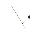 CEILING LED LIGHT TANGER 100CM BLACK