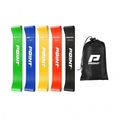 Point Active treeningkummid 5tk lühikesed + kott