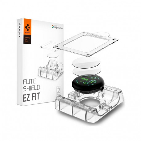Kaitsekile EliteShield EZ Fit, Google Pixel Watch 4 (41mm) / Watch 3 (41mm), komplektis 2tk, Spigen