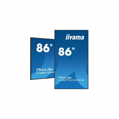 iiyama LH8675UHS-B1AG Signage Display Digital signage flat panel 2.17 m (85.6") LCD Wi-Fi 5
