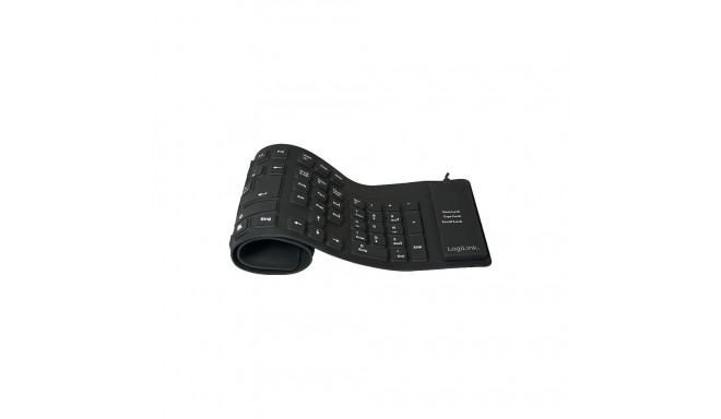 "LogiLink flexible Tastatur black"