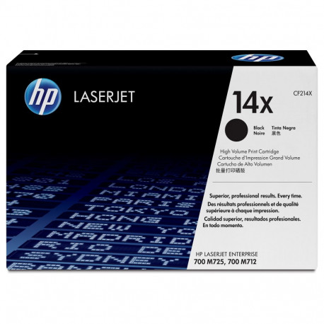 HP 14X CF214X suure mahutavusega, must