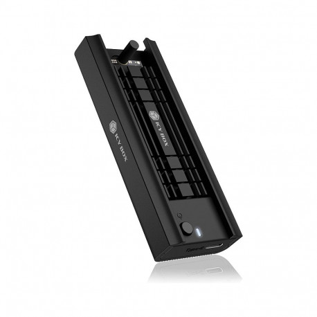ICY BOX dokkimisjaam M.2 NVMe & SATA USB 3.2 Gen 2 Type-C® tööriistavaba alumiinium, must